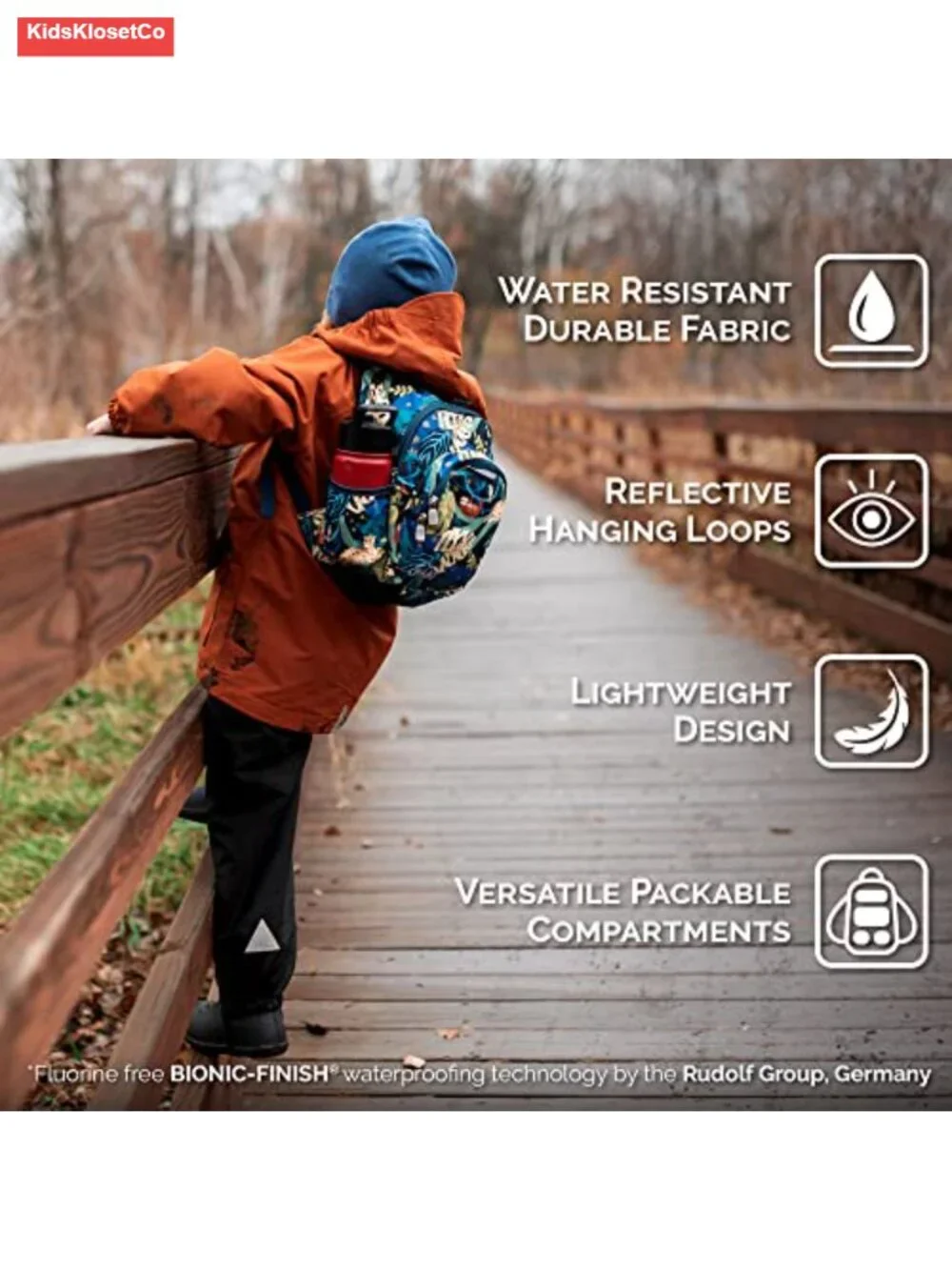 Mini Preschool Backpack with Padded Straps - Water Resistant Daypack